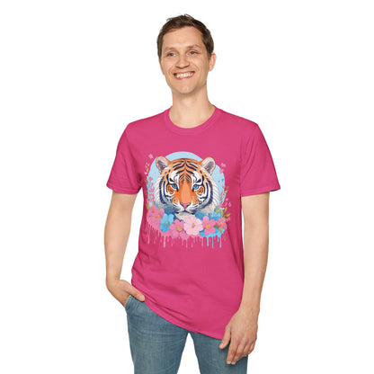 Tiger Shirt Unisex Softstyle T Shirt Gildan 64000 Animal Tee