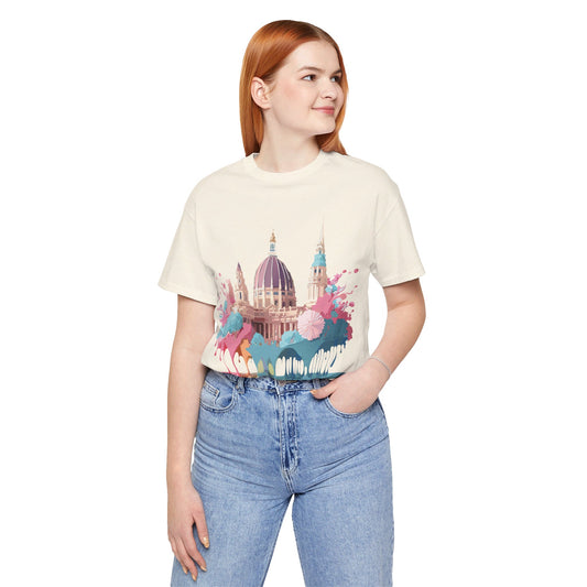 Natural Cotton Tee Shirt - Beautiful Places Collection - Vienna Printify