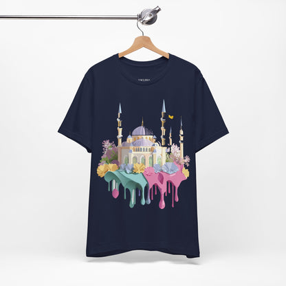 Natural Cotton Tee Shirt - Istanbul, Turkey Printify