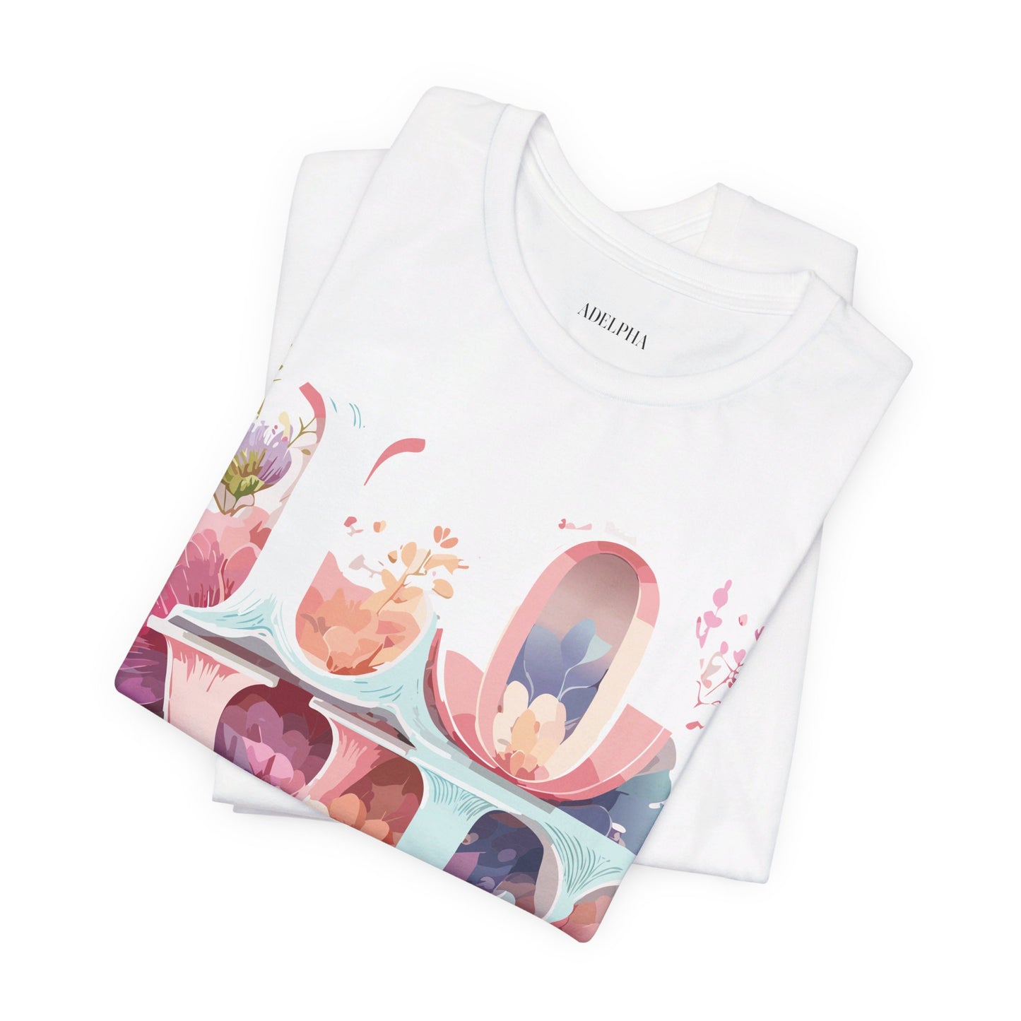 T-shirt en coton naturel - Collection Love story