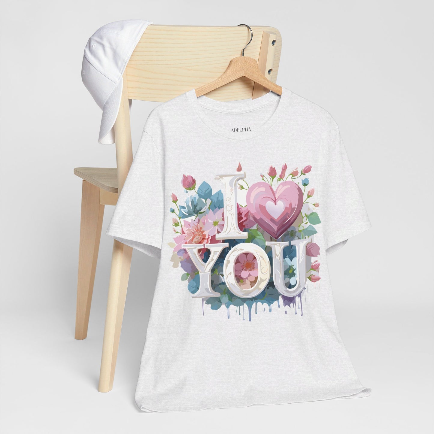 Natural Cotton Tee Shirt - Love story Collection