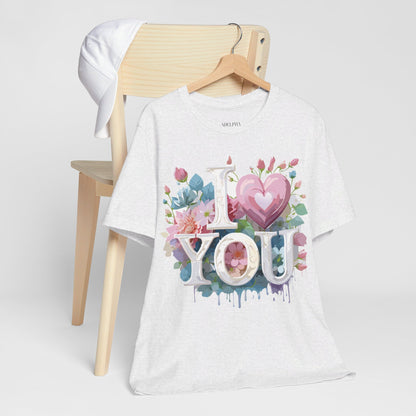 Natural Cotton Tee Shirt - Love story Collection Printify