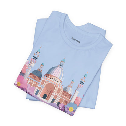 Natural Cotton Tee Shirt - Beautiful Places Collection - Venice Printify