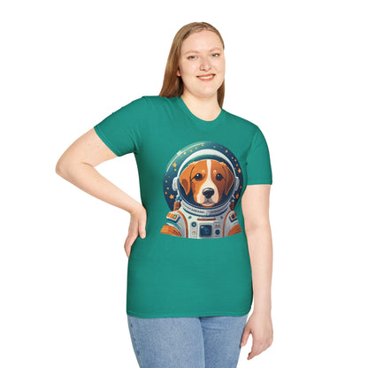 Dog Shirt Unisex Animal Print Tee Softstyle Short Sleeve Tee