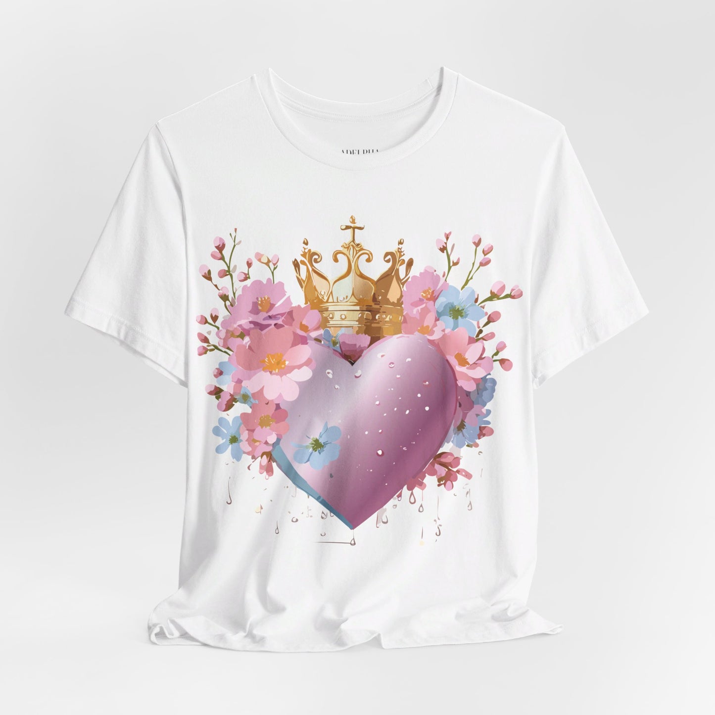 T-shirt en coton naturel - Collection Love story