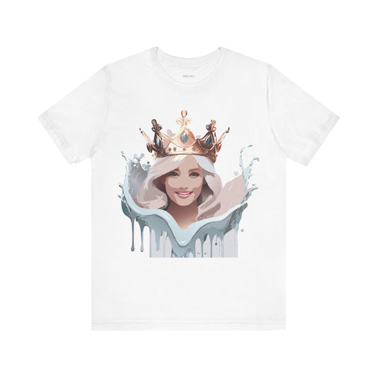 T-Shirt aus natürlicher Baumwolle – Queen Collection