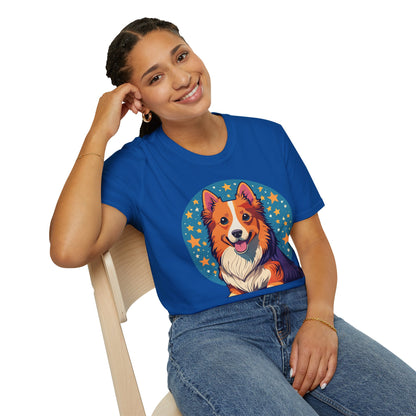 Unisex Dog Shirt Animal Print Tee Gildan Softstyle 64000 Tee