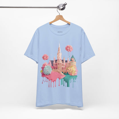 Natural Cotton Tee Shirt - Beautiful Places Collection - Vienna Printify