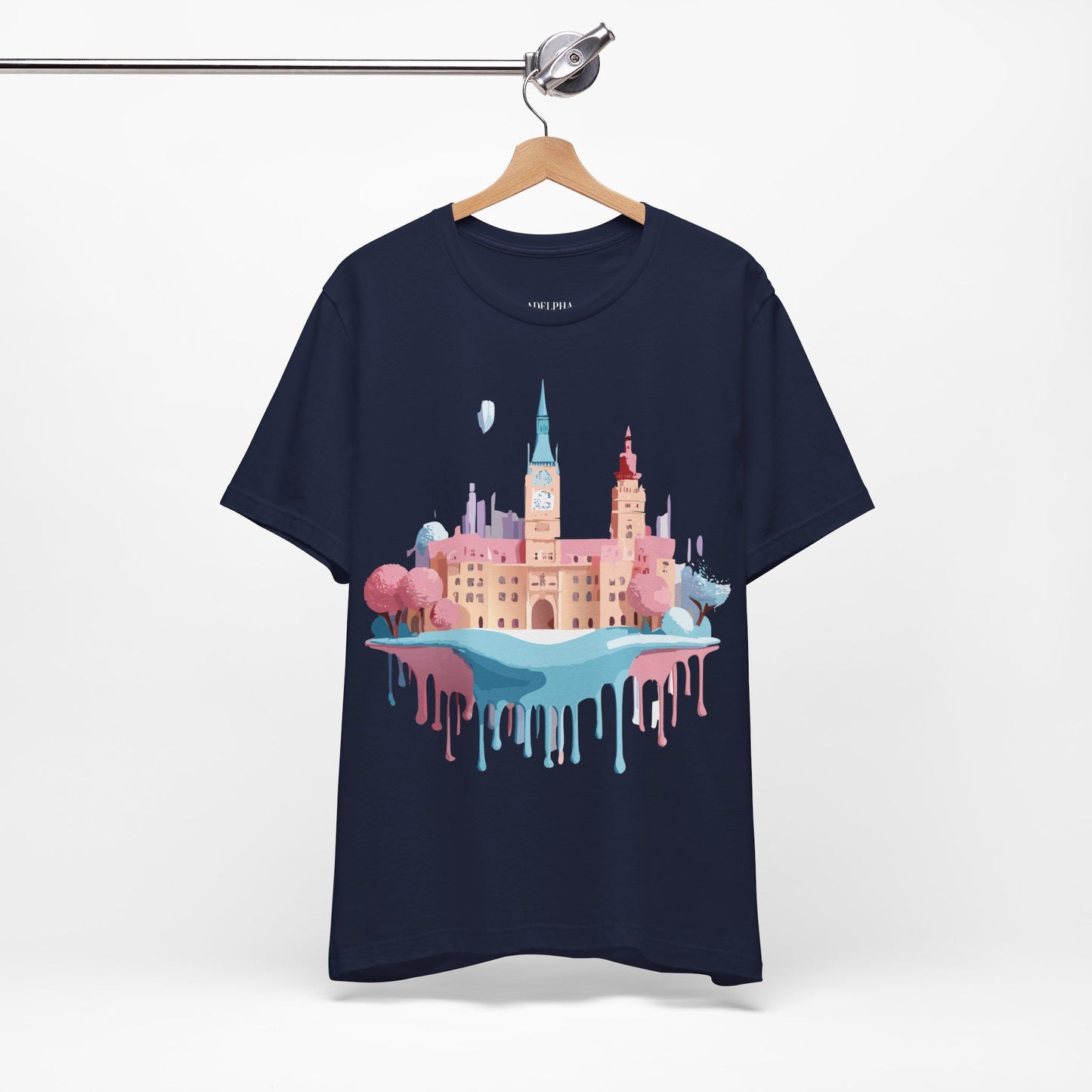 Natural Cotton Tee Shirt - Beautiful Places Collection - Prague