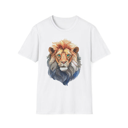 Lion Shirt Unisex Animal Tee Gildan Softstyle 64000 Cotton Tee
