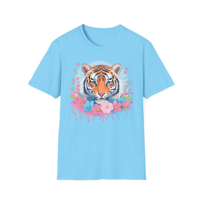 Tiger Shirt Unisex Softstyle T Shirt Gildan 64000 Animal Tee