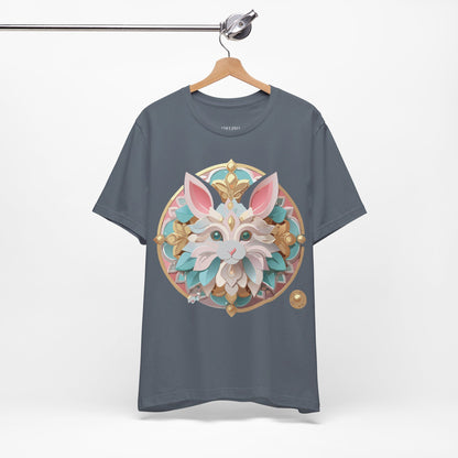 Natural Cotton Tee Shirt - Medallion Collection Printify