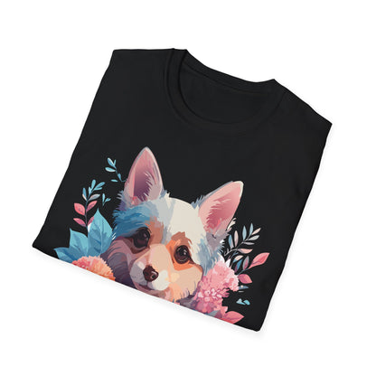 Dog Shirt Unisex Animal Print Tee With Cute Dog Designs And Comfort