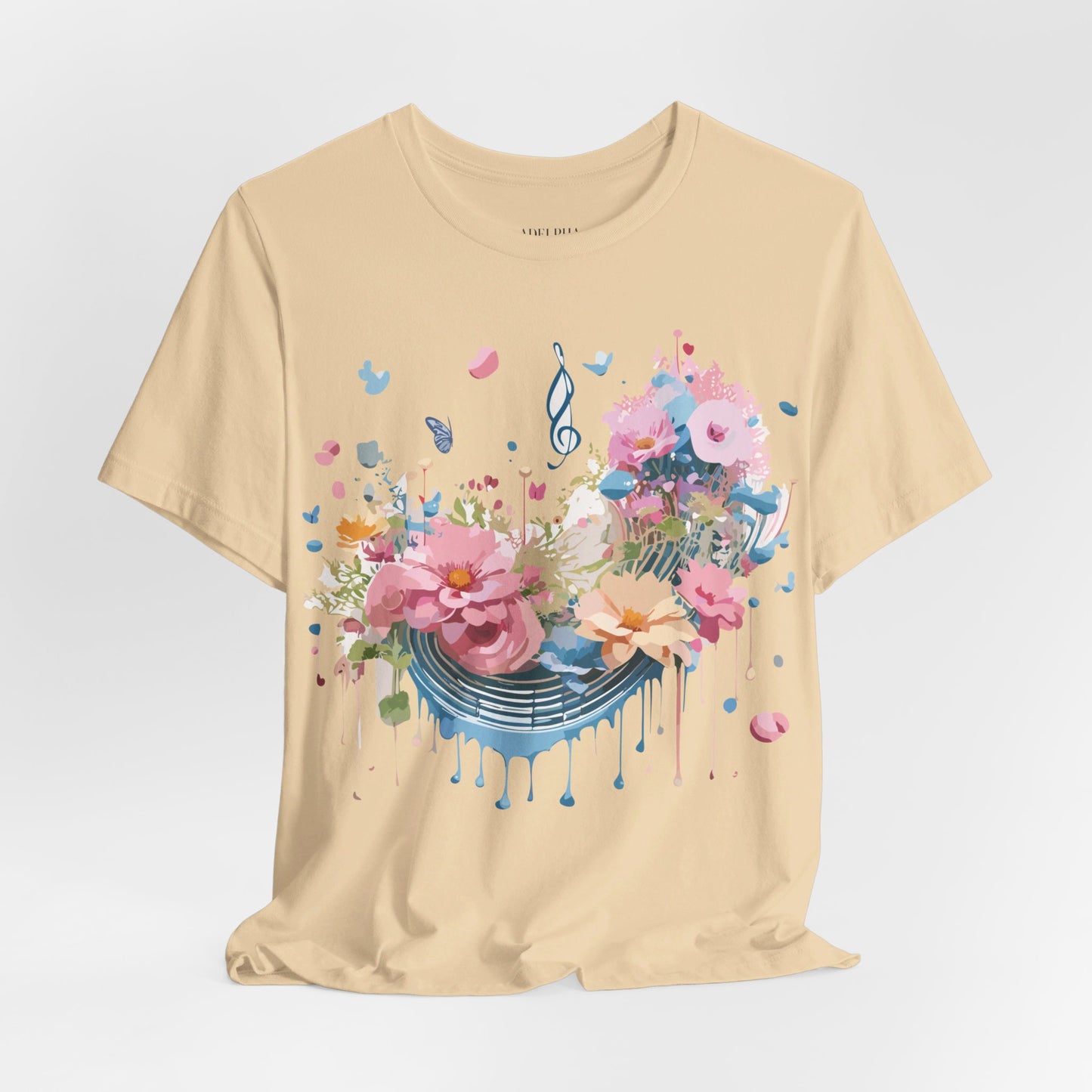 Natural Cotton Tee Shirt - Music collection