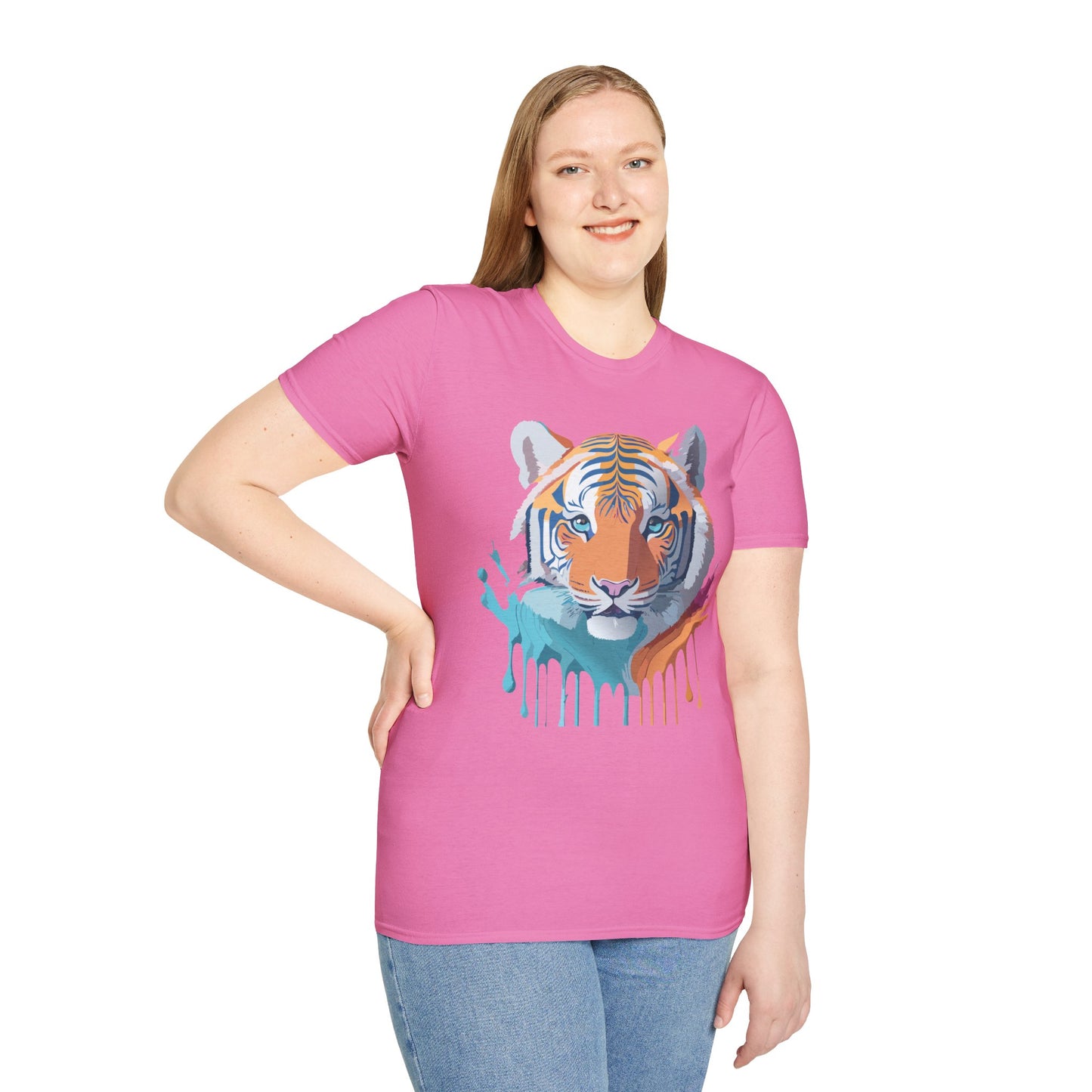 Tiger Shirt, Shirt with Tiger, Animal Tee, Shirt with Animals