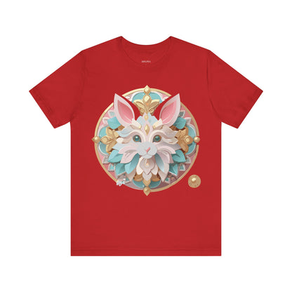 Natural Cotton Tee Shirt - Medallion Collection Printify