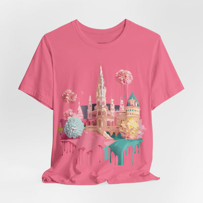 Natural Cotton Tee Shirt - Beautiful Places Collection - Vienna Printify