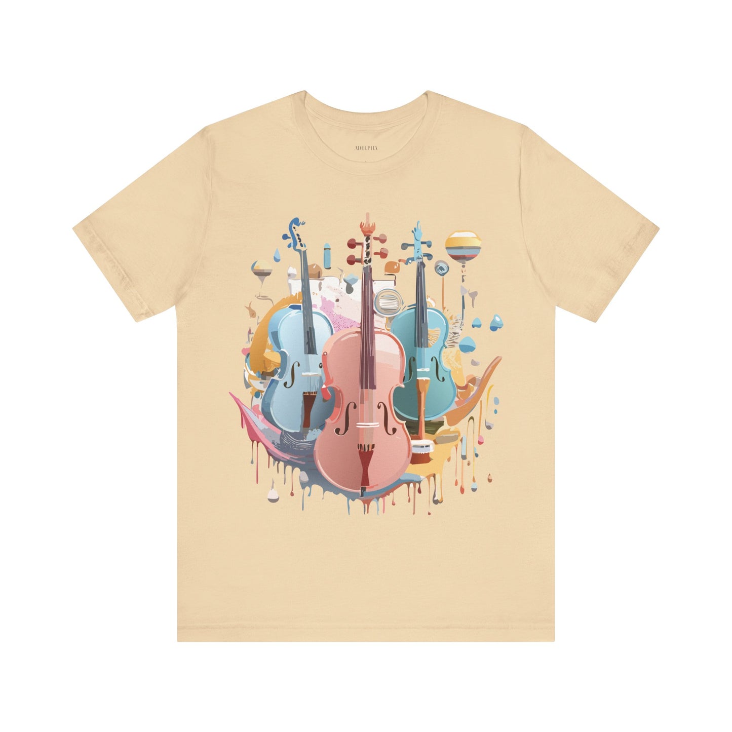 T-shirt en coton naturel - Collection Musique