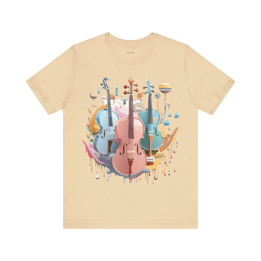 Natural Cotton Tee Shirt - Music collection