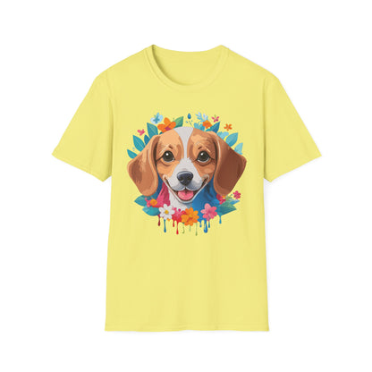 Unisex Dog Shirt Animal Tee Gildan Softstyle 64000 Cotton Tee