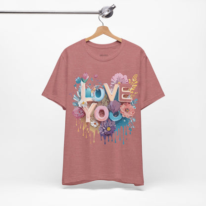 Natural Cotton Tee Shirt - Love story Collection Printify