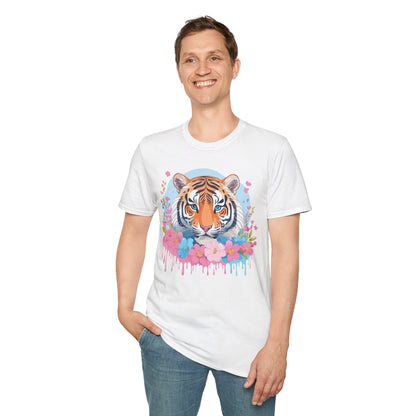 Tiger Shirt Unisex Softstyle T Shirt Gildan 64000 Animal Tee