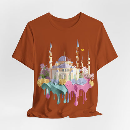 Natural Cotton Tee Shirt - Istanbul, Turkey Printify
