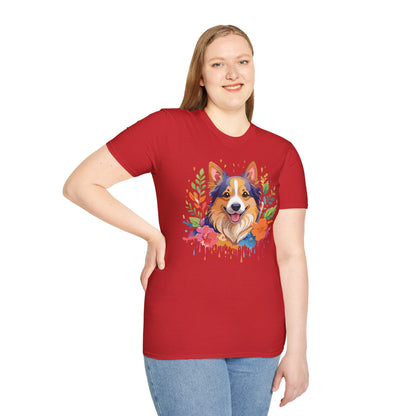 Dog Shirt Unisex Animal Tee Softstyle Gildan 64000 Cotton Tee