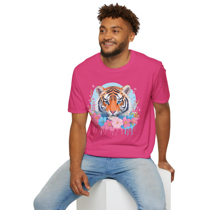 Tiger Shirt Unisex Softstyle T Shirt Gildan 64000 Animal Tee