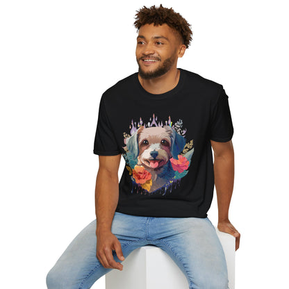 Dog Shirt Unisex Animal Tee Gildan Softstyle 64000 Short Sleeve Tee