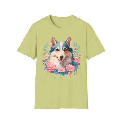 Dog Shirt Unisex Animal Tee Softstyle Cotton Lightweight Breathable