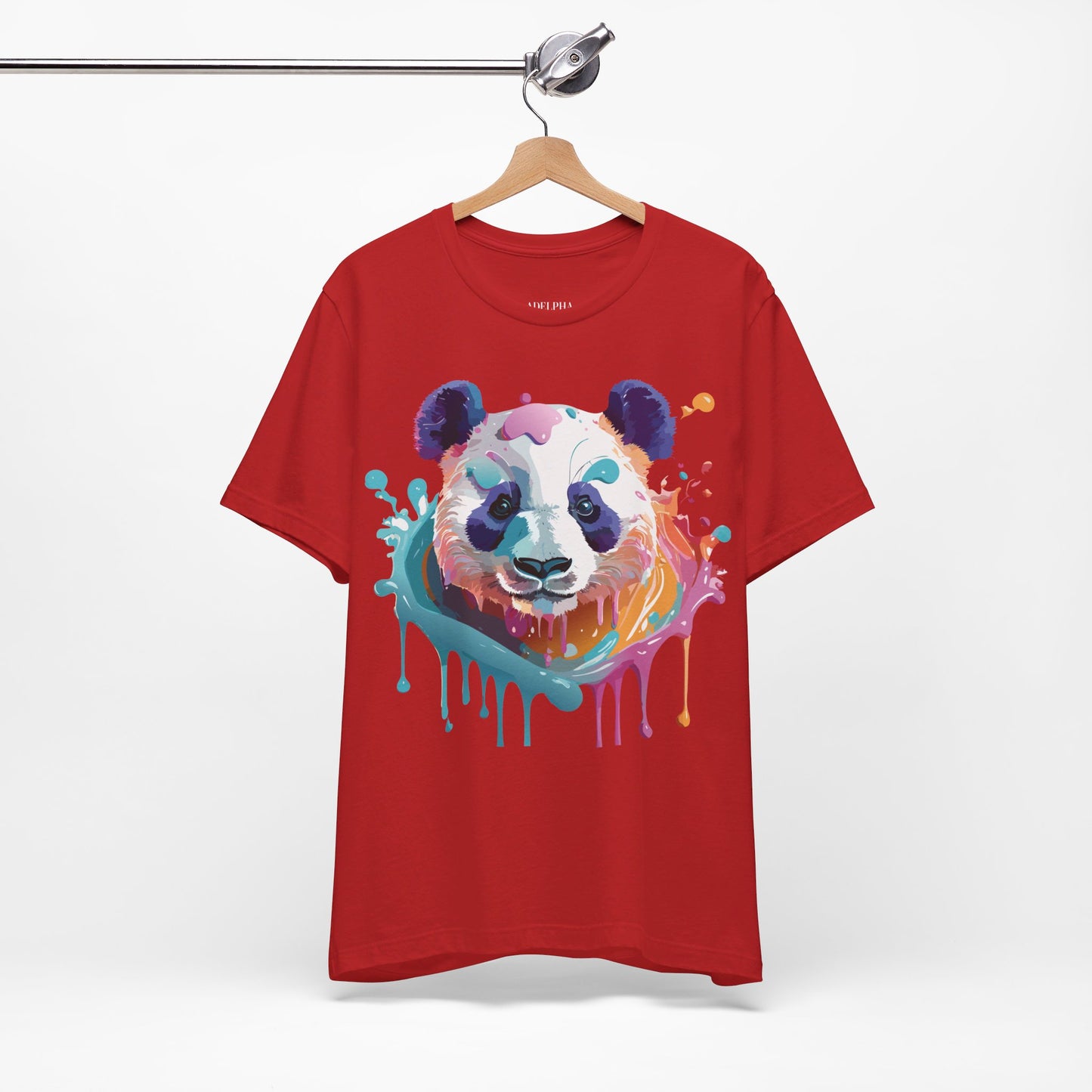 T-shirt en coton naturel avec panda