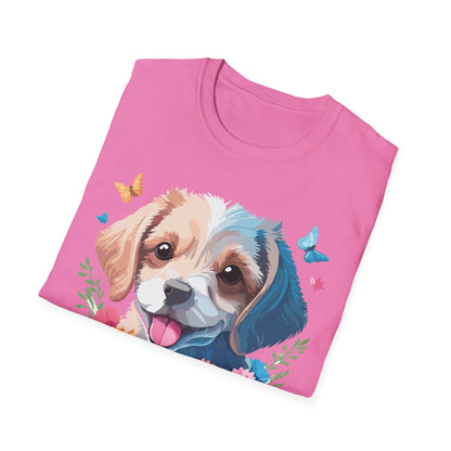 Dog Shirt Unisex Softstyle Tee Gildan 64000 100 Percent Ring Spun Cotton