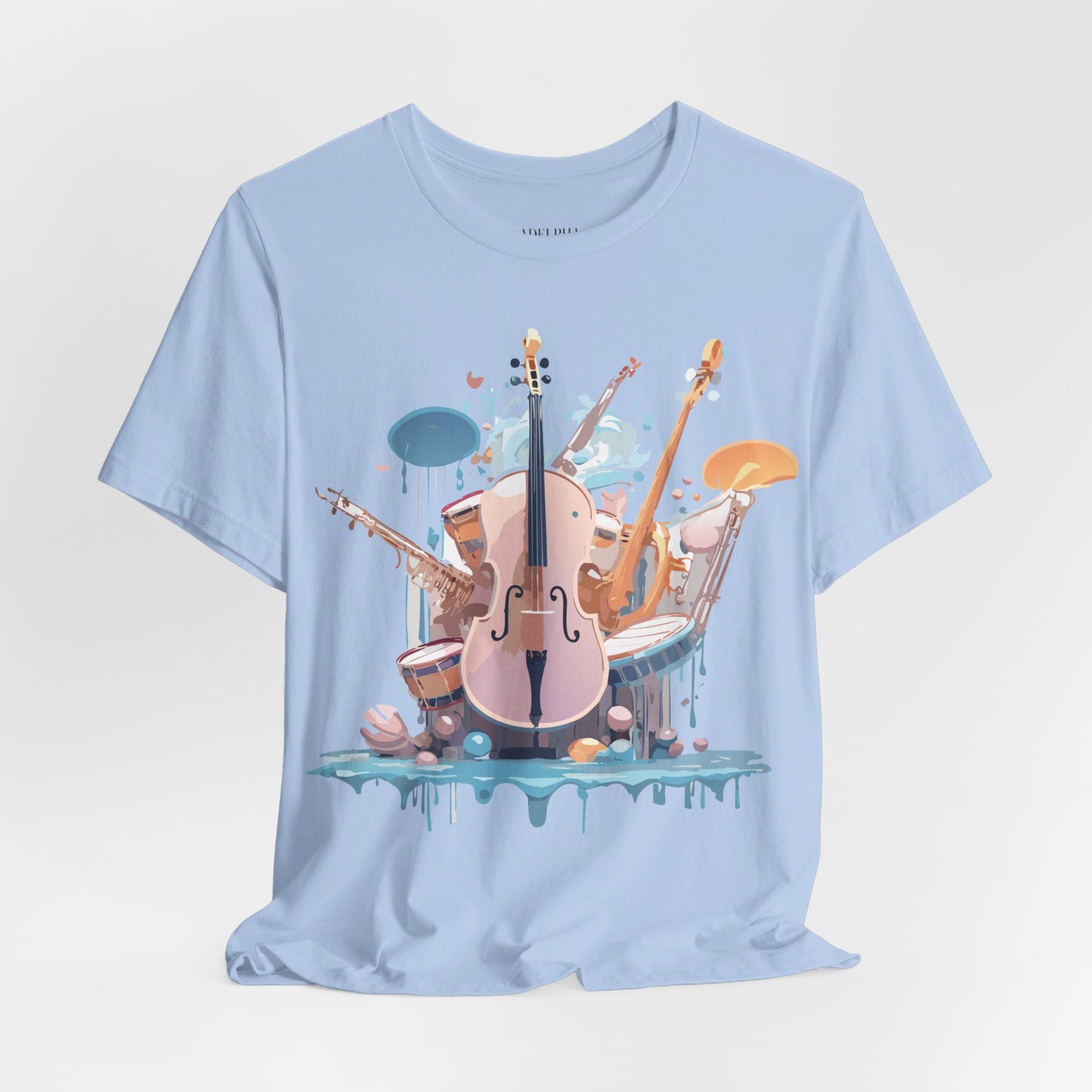 Natural Cotton Tee Shirt - Music collection