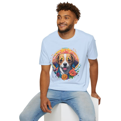 Dog Shirt Unisex Animal Tee Gildan 64000 Softstyle Ring Spun Cotton