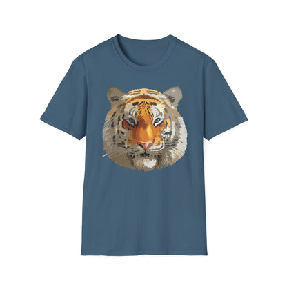 Unisex Tiger Shirt Animal Print Tee Gildan Softstyle Cotton Quality