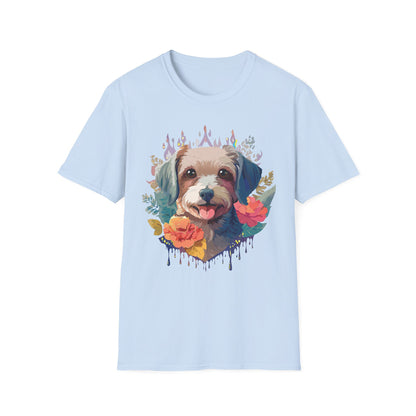 Dog Shirt Unisex Animal Tee Gildan Softstyle 64000 Short Sleeve Tee