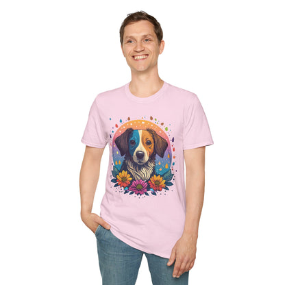 Dog Shirt Unisex Softstyle Tee 100 Percent Cotton Gildan 64000