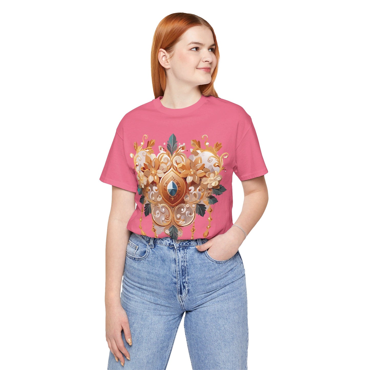 T-Shirt aus natürlicher Baumwolle – Queen Collection