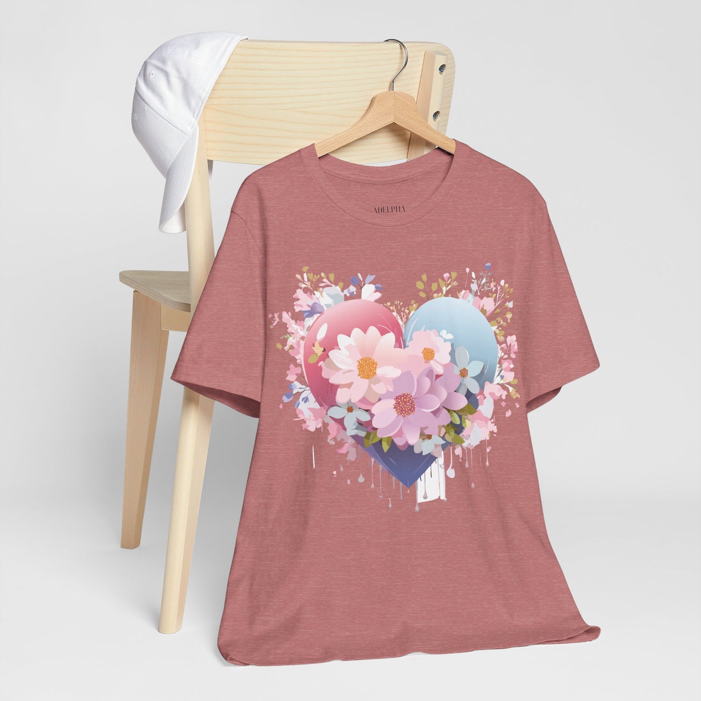 Natural Cotton Tee Shirt - Love story Collection