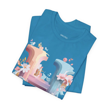 Natural Cotton Tee Shirt - Letters Collection - H Printify