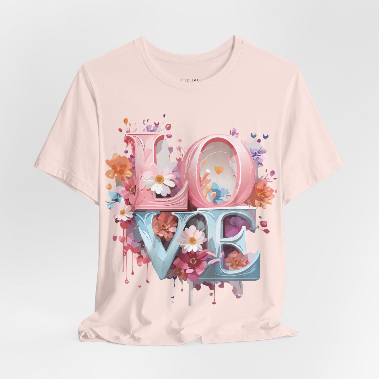 T-Shirt aus natürlicher Baumwolle – Love Story-Kollektion