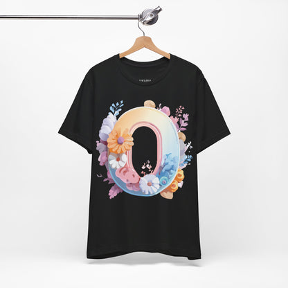 Natural Cotton Tee Shirt - Letters Collection - O Printify