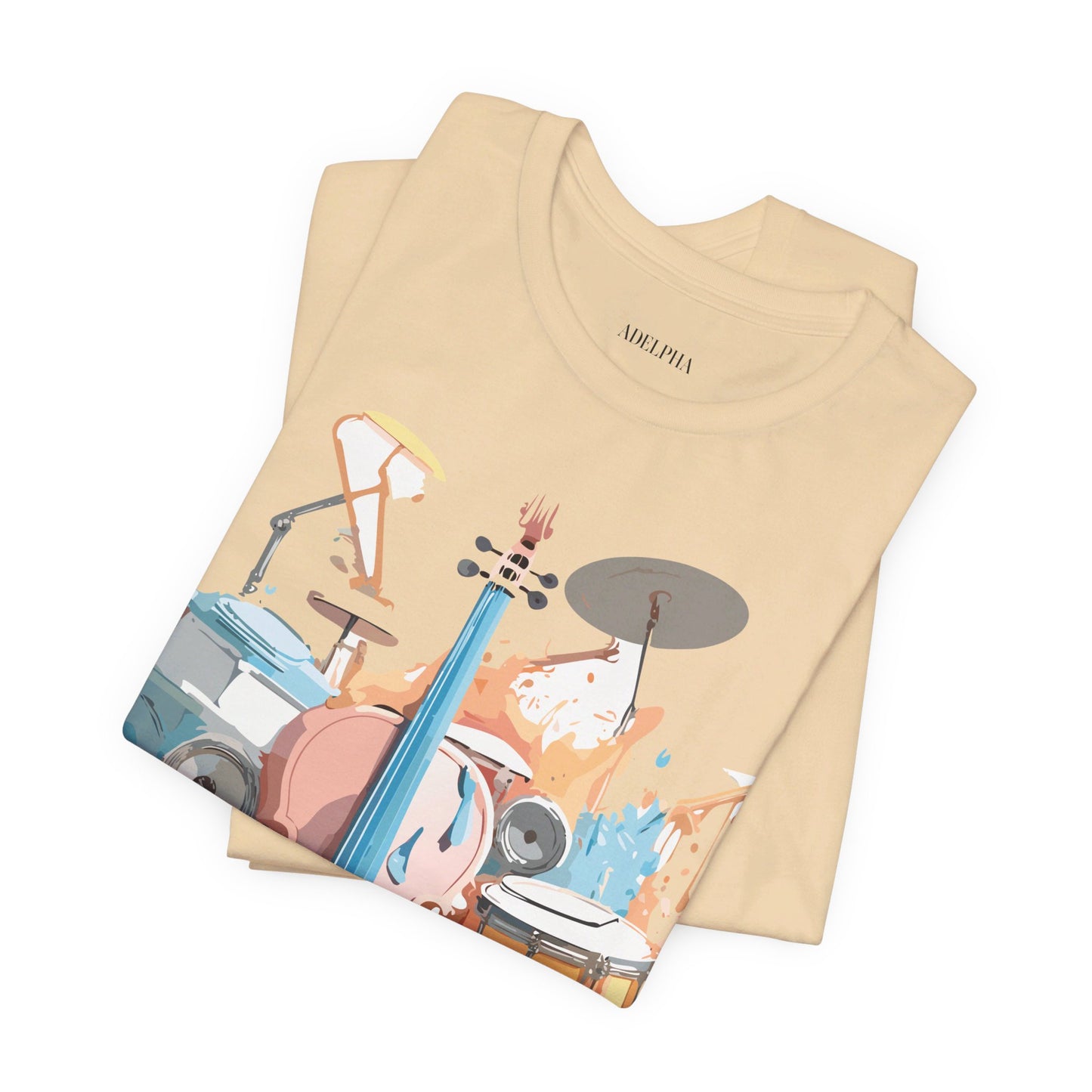 Natural Cotton Tee Shirt - Music collection