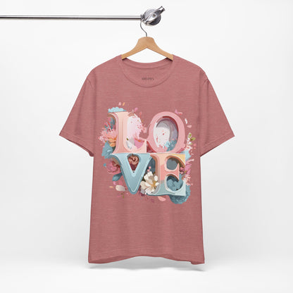 Natural Cotton Tee Shirt - Love story Collection Printify