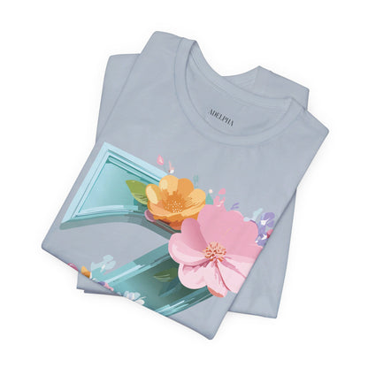 Natural Cotton Tee Shirt - Letters Collection - Z Printify