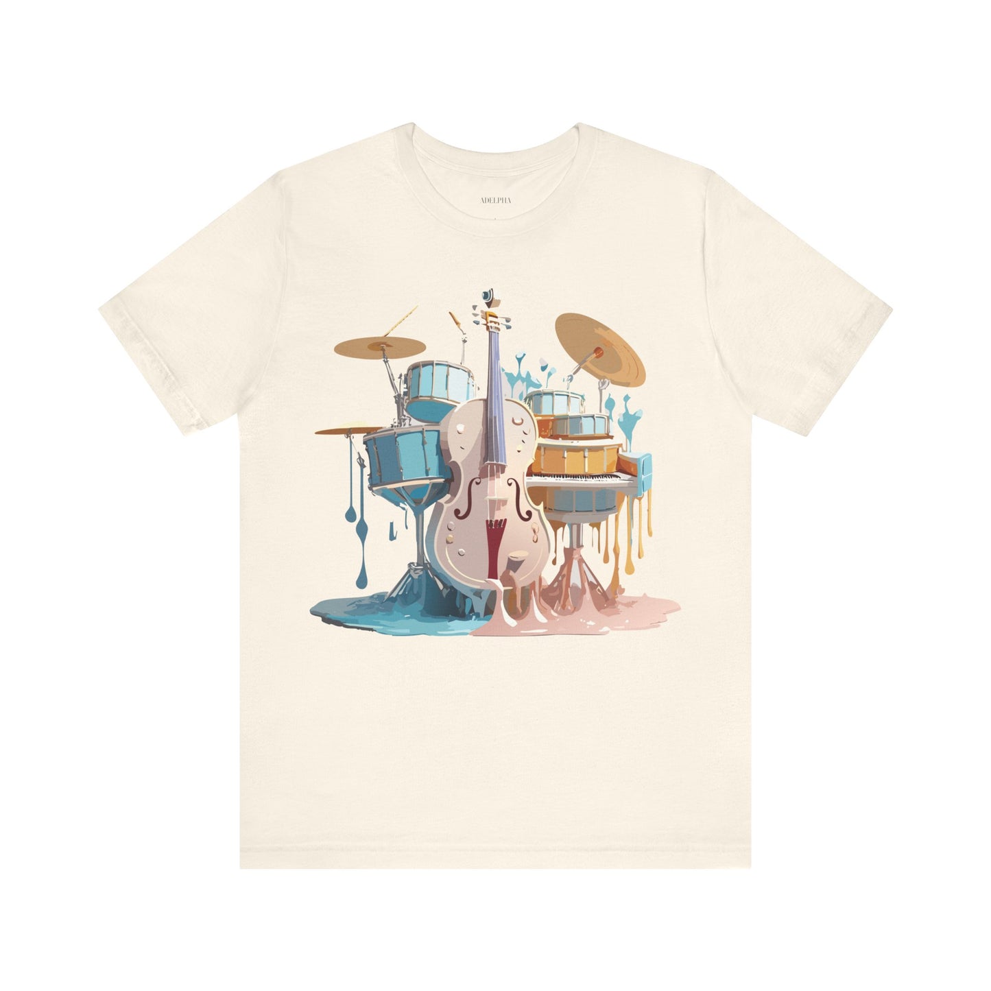 Natural Cotton Tee Shirt - Music collection