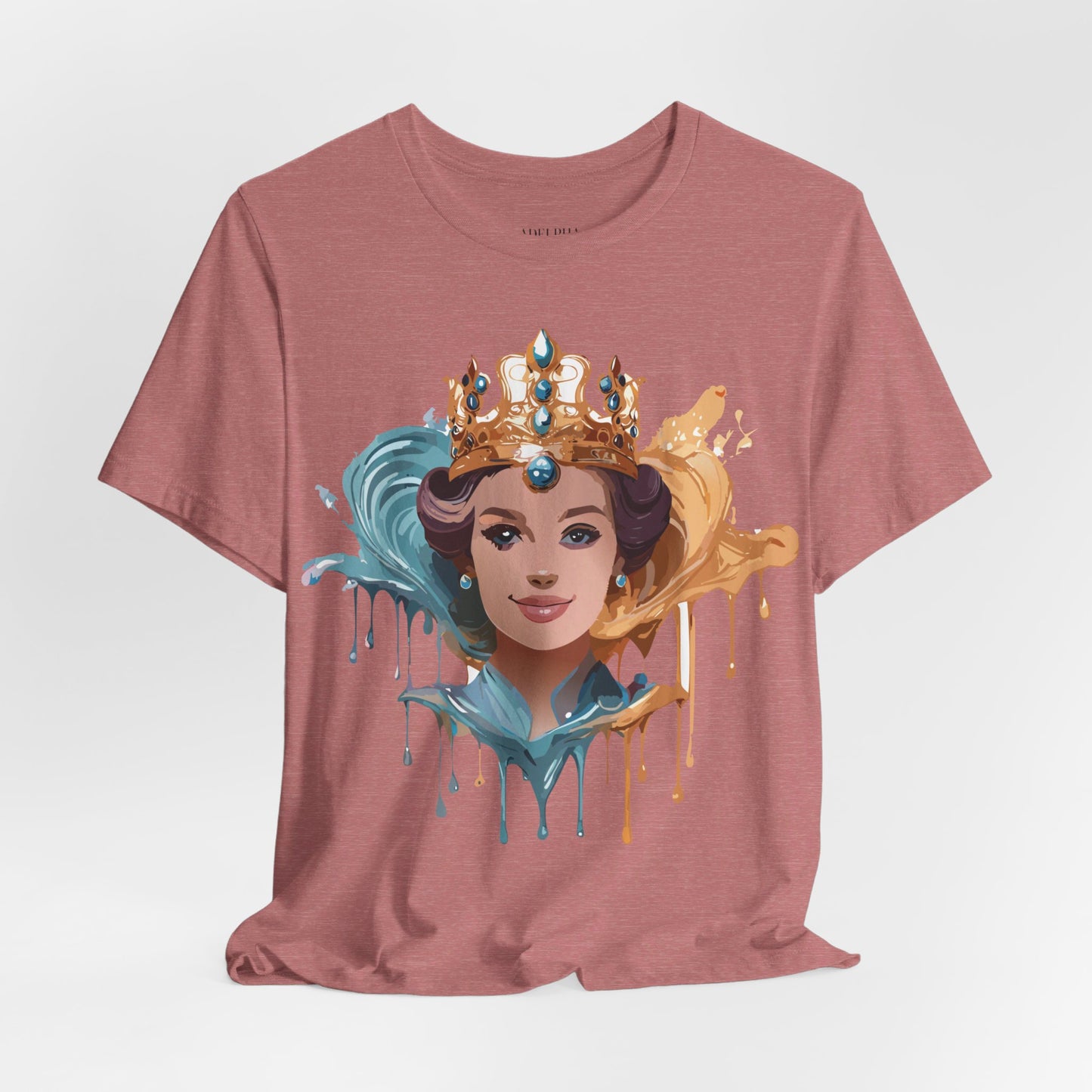 T-Shirt aus natürlicher Baumwolle – Queen Collection