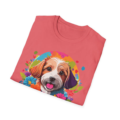 Unisex Dog Shirt Softstyle Cotton Tee Gildan 64000 Animal Tee