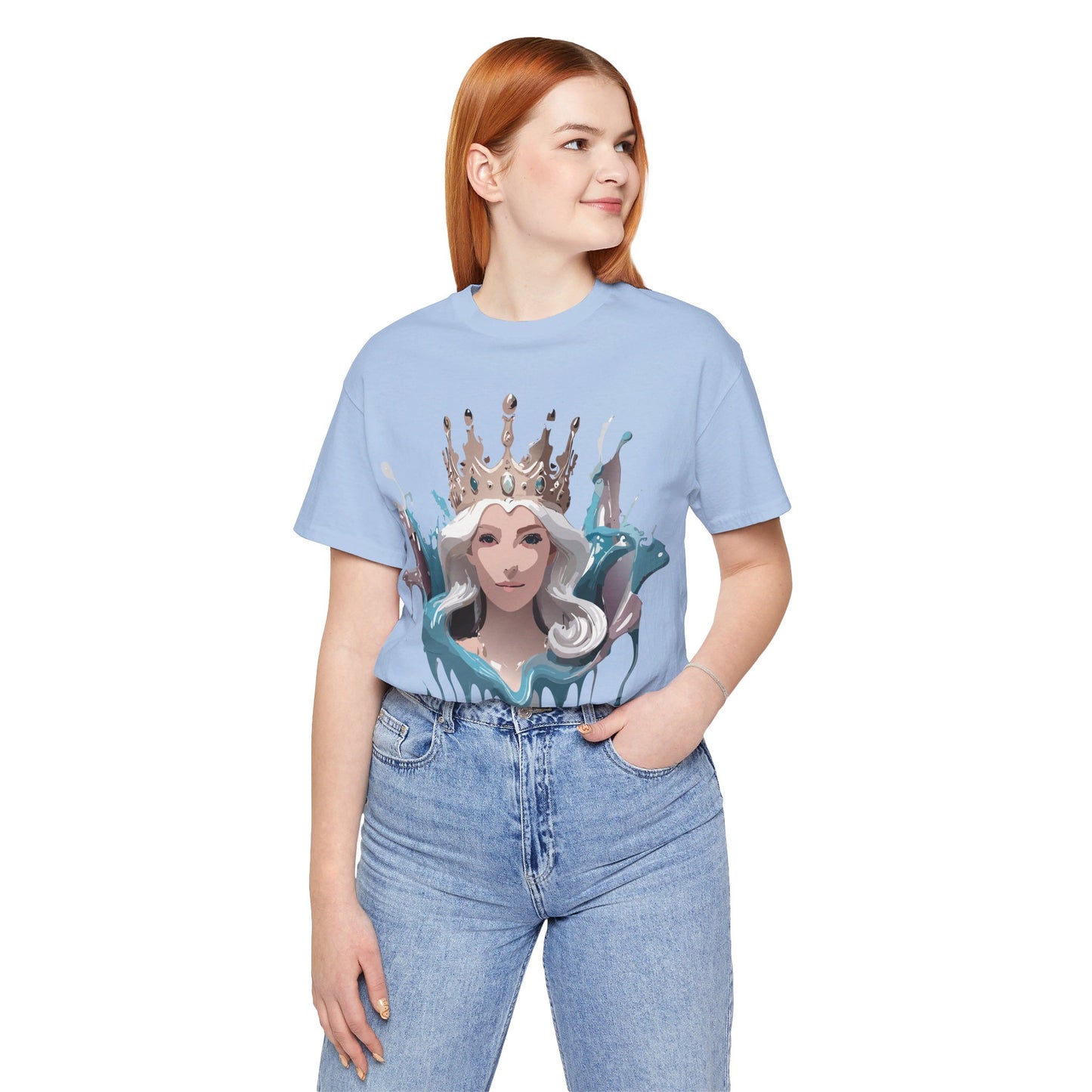 Natural Cotton Tee Shirt - Queen Collection